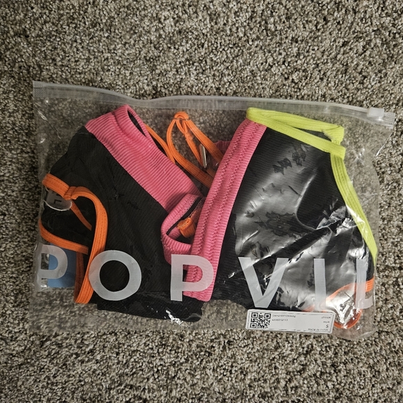 Popvil v-wire color block bikini - Picture 4 of 5